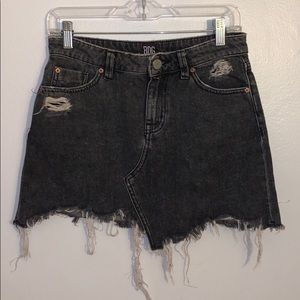 BDG Distressed Denim Skirt